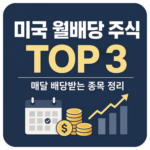 미국 월배당 주식 TOP 3, 매달 배당받는 종목 정리.jpg